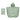 grüner personalisierter Badeponcho